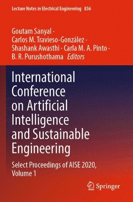 International Conference on Artificial Intelligence and Sustainable Engineering 1