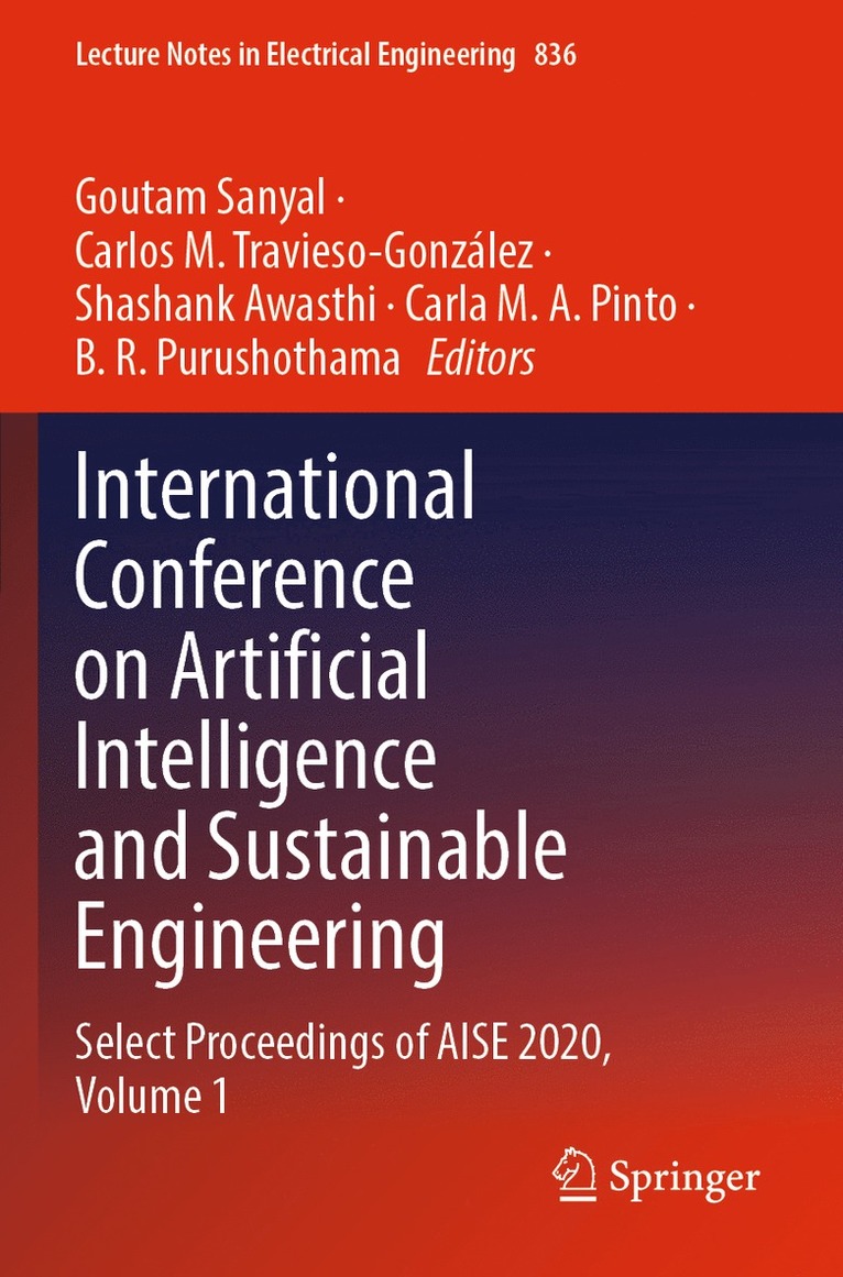 International Conference on Artificial Intelligence and Sustainable Engineering 1