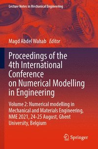 bokomslag Proceedings of the 4th International Conference on Numerical Modelling in Engineering