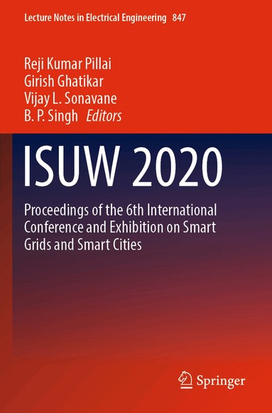 Reji Kumar Pillai, Girish Ghatikar, Vijay L. Sonavane, B. P. Singh - ISUW 2020, Häftad