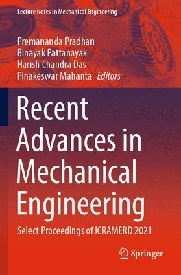 bokomslag Recent Advances in Mechanical Engineering