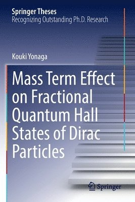 Mass Term Effect on Fractional Quantum Hall States of Dirac Particles