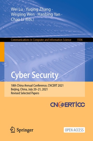 Wei Lu, Yuqing Zhang, Weiping Wen, Hanbing Yan, Chao Li - Cyber Security, Häftad