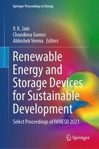 bokomslag Renewable Energy and Storage Devices for Sustainable Development