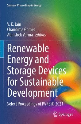 bokomslag Renewable Energy and Storage Devices for Sustainable Development