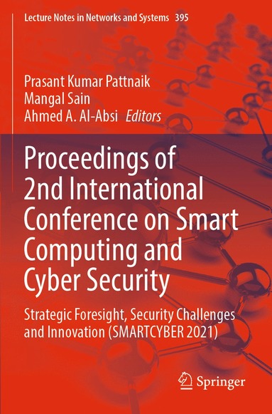 bokomslag Proceedings of 2nd International Conference on Smart Computing and Cyber Security