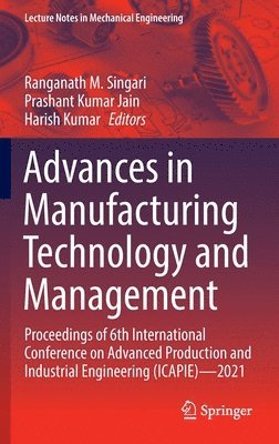 Advances in Manufacturing Technology and Management