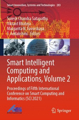 Smart Intelligent Computing and Applications, Volume 2 1