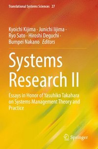bokomslag Systems Research II