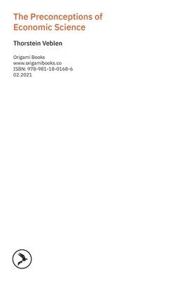 Preconceptions of Economic Science