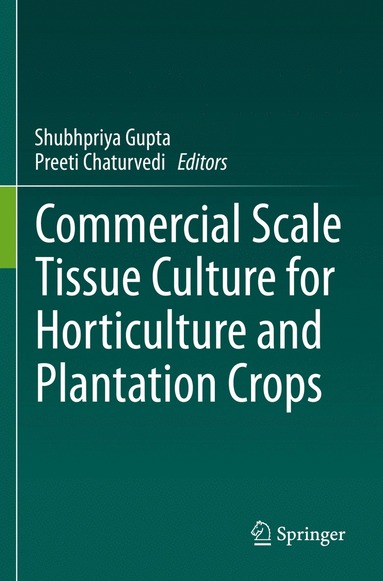 bokomslag Commercial Scale Tissue Culture for Horticulture and Plantation Crops