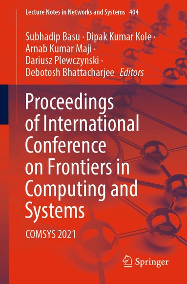 Subhadip Basu, Dipak Kumar Kole, Arnab Kumar Maji, Dariusz Plewczynski, Debotosh Bhattacharjee - Proceedings of International Conference on Frontiers in Computing and Systems, Häftad
