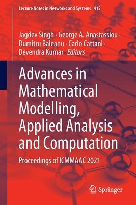 bokomslag Advances in Mathematical Modelling, Applied Analysis and Computation