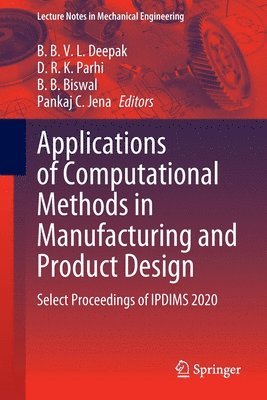 bokomslag Applications of Computational Methods in Manufacturing and Product Design