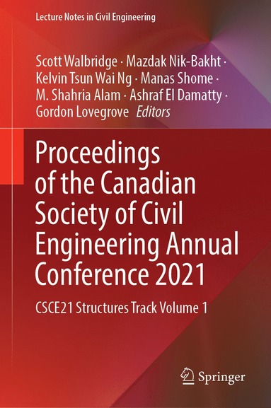 bokomslag Proceedings of the Canadian Society of Civil Engineering Annual Conference 2021