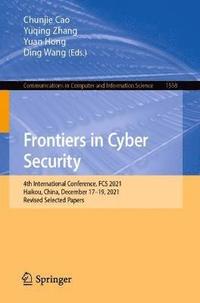 bokomslag Frontiers in Cyber Security