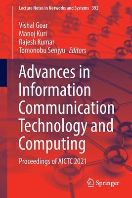 Advances in Information Communication Technology and Computing 1