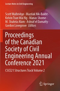 bokomslag Proceedings of the Canadian Society of Civil Engineering Annual Conference 2021