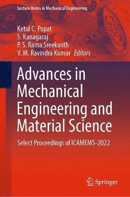bokomslag Advances in Mechanical Engineering and Material Science
