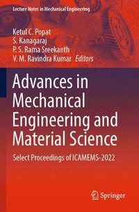 bokomslag Advances in Mechanical Engineering and Material Science