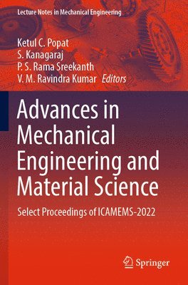 bokomslag Advances in Mechanical Engineering and Material Science