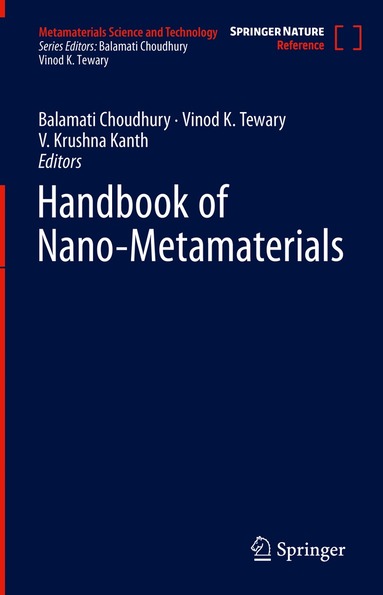 Balamati Choudhury, Vinod K. Tewary, Krushna Kanth Varikuntla - Handbook of Nano-Metamaterials, Inbunden