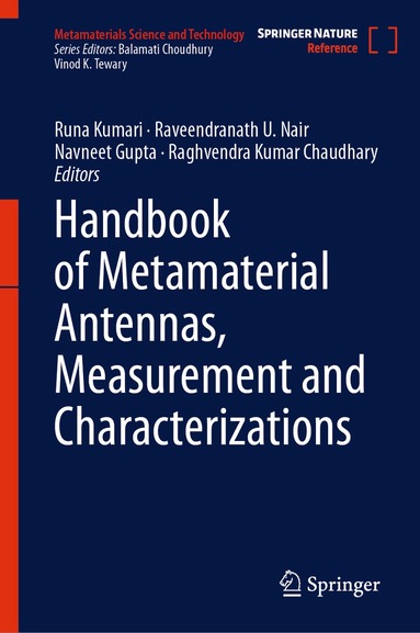 Runa Kumari, Biju Kumar Sreedharan Nair, Raveendranath U. Nair - Handbook of Measurement and Characterization of Metamaterials, Inbunden