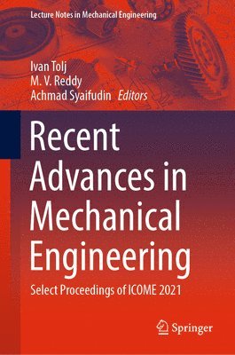 bokomslag Recent Advances in Mechanical Engineering