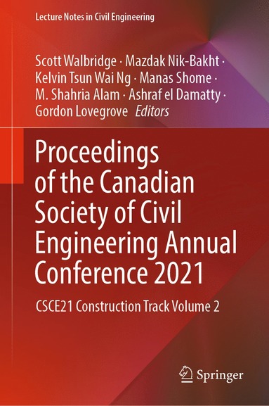 bokomslag Proceedings of the Canadian Society of Civil Engineering Annual Conference 2021