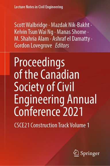 bokomslag Proceedings of the Canadian Society of Civil Engineering Annual Conference 2021