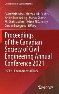 bokomslag Proceedings of the Canadian Society of Civil Engineering Annual Conference 2021