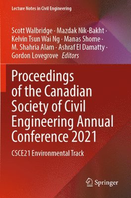 bokomslag Proceedings of the Canadian Society of Civil Engineering Annual Conference 2021