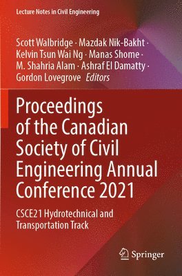 bokomslag Proceedings of the Canadian Society of Civil Engineering Annual Conference 2021