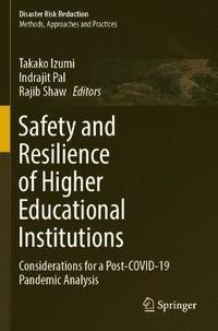 bokomslag Safety and Resilience of Higher Educational Institutions