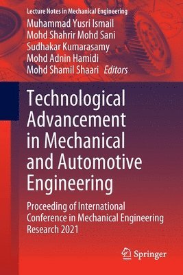 bokomslag Technological Advancement in Mechanical and Automotive Engineering