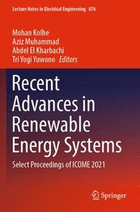 bokomslag Recent Advances in Renewable Energy Systems