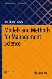 bokomslag Models and Methods for Management Science