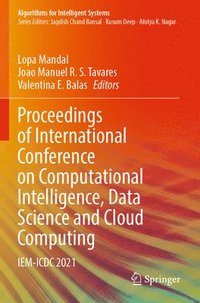 bokomslag Proceedings of International Conference on Computational Intelligence, Data Science and Cloud Computing