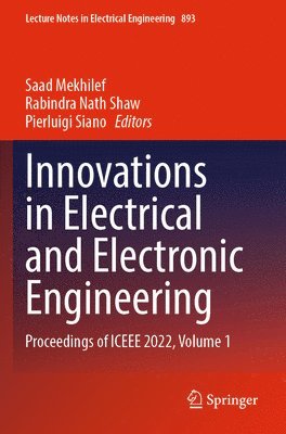Innovations in Electrical and Electronic Engineering 1