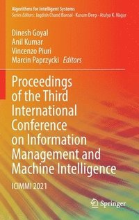 bokomslag Proceedings of the Third International Conference on Information Management and Machine Intelligence