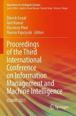 bokomslag Proceedings of the Third International Conference on Information Management and Machine Intelligence