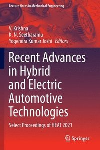 bokomslag Recent Advances in Hybrid and Electric Automotive Technologies