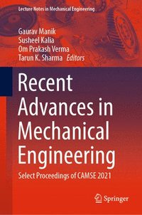 bokomslag Recent Advances in Mechanical Engineering