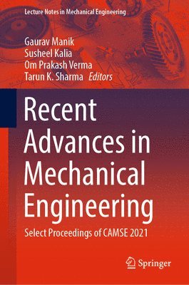 bokomslag Recent Advances in Mechanical Engineering