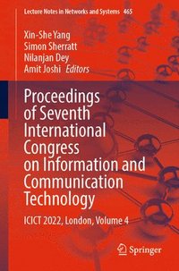 bokomslag Proceedings of Seventh International Congress on Information and Communication Technology