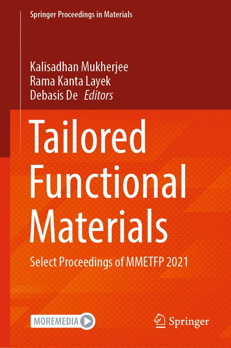 Kalisadhan Mukherjee, Rama Kanta Layek, Debasis De - Tailored Functional Materials, Inbunden