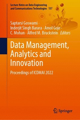 Data Management, Analytics and Innovation 1