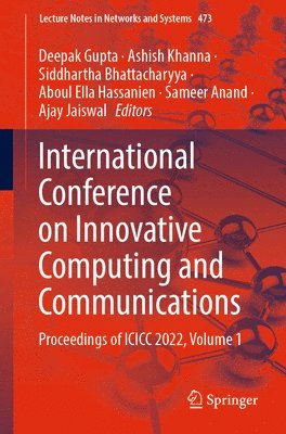 bokomslag International Conference on Innovative Computing and Communications