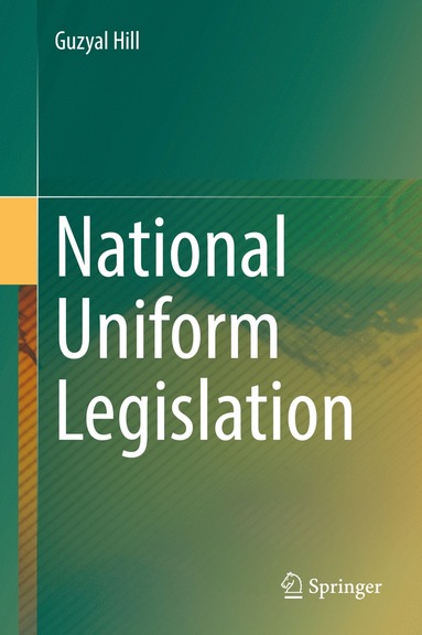 bokomslag National Uniform Legislation