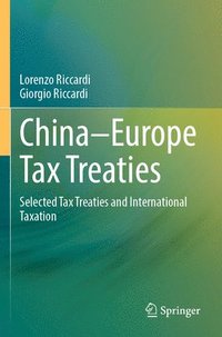bokomslag ChinaEurope Tax Treaties